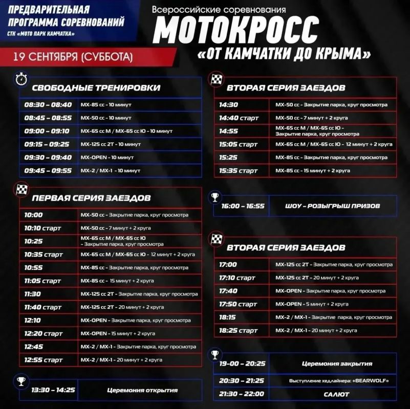 Сегодня в Петропавловске-Камчатском на трассе Мото Парка «Камчатка» встретятся сильнейшие мотогонщики России Сегодня в Петропавловске-Камчатском на трассе Мото Парка «Камчатка» встретятся сильнейшие мотогонщики России