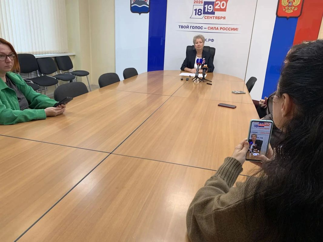 Инга Иринина на встрече с журналистами подвела предварительные итоги голосования в Камчатском крае Инга Иринина на встрече с журналистами подвела предварительные итоги голосования в Камчатском крае