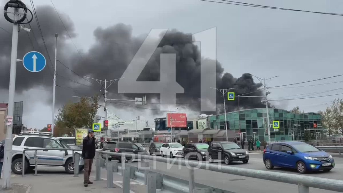 Пожар на рынке 6 км в Петропавловске: погибших и пострадавших нет