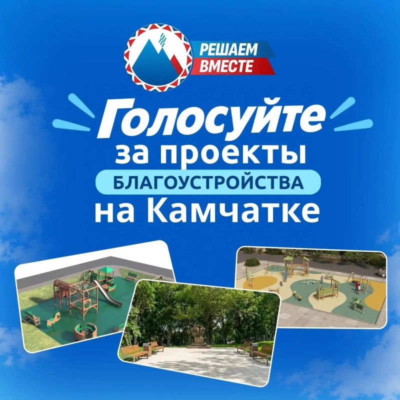 Голосуйте за проекты благоустройства на Камчатке