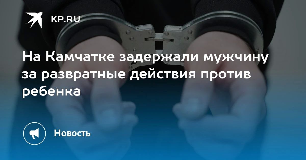 Задержание на Камчатке: мужчина подозревается в развратных действиях против ребенка