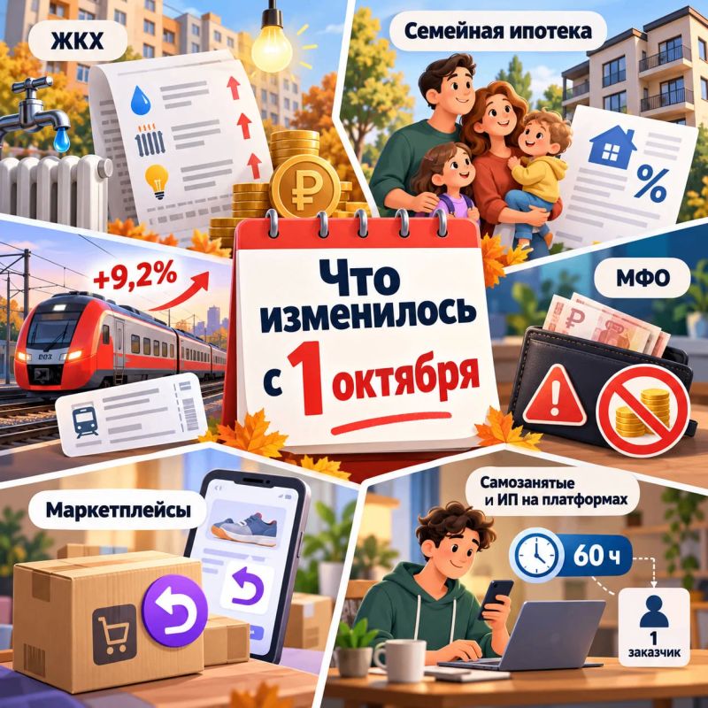 Что изменилось с 1 октября