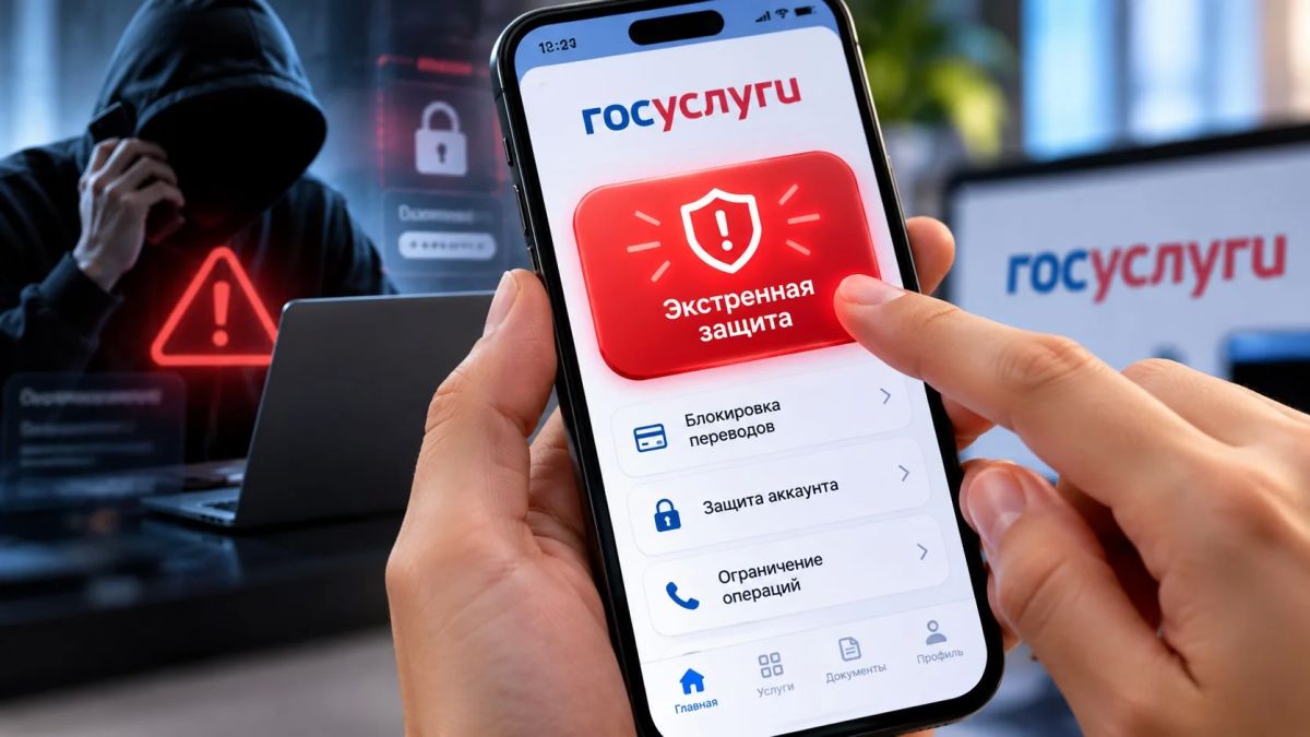 На «Госуслугах» появится «красная кнопка» от мошенников
