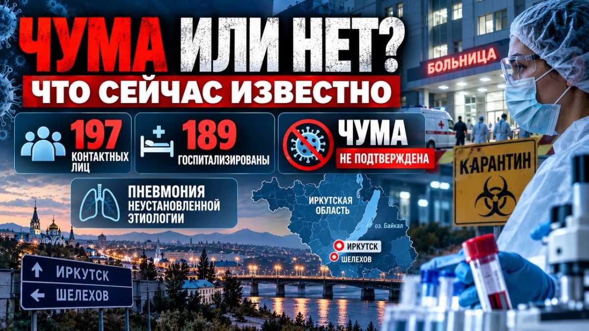 ЧУМА ИЛИ НЕТ? ЧТО СЕЙЧАС ИЗВЕСТНО О СИТУАЦИИ В ИРКУТСКОЙ ОБЛАСТИ