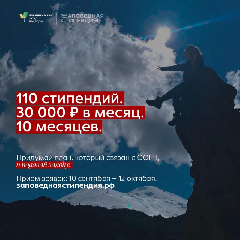 За помощь заповедникам камчатские студенты могут получить стипендию
