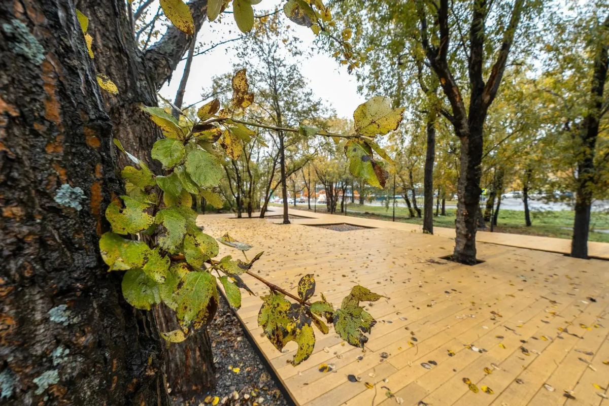 Завершается обустройство нового пешеходного маршрута на Пограничной Завершается обустройство нового пешеходного маршрута на Пограничной