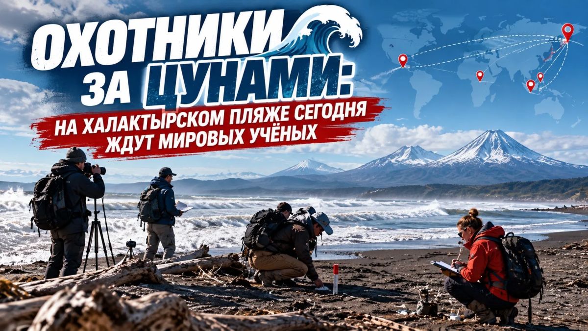 ОХОТНИКИ ЗА ЦУНАМИ: НА ХАЛАКТЫРСКИЙ ПЛЯЖ СЕГОДНЯ ОТПРАВЯТСЯ УЧЁНЫЕ СО ВСЕГО МИРА