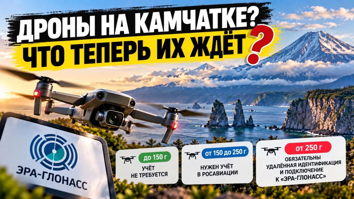 ДРОНЫ НА КАМЧАТКЕ? ЧТО ТЕПЕРЬ ИХ ЖДЁТ