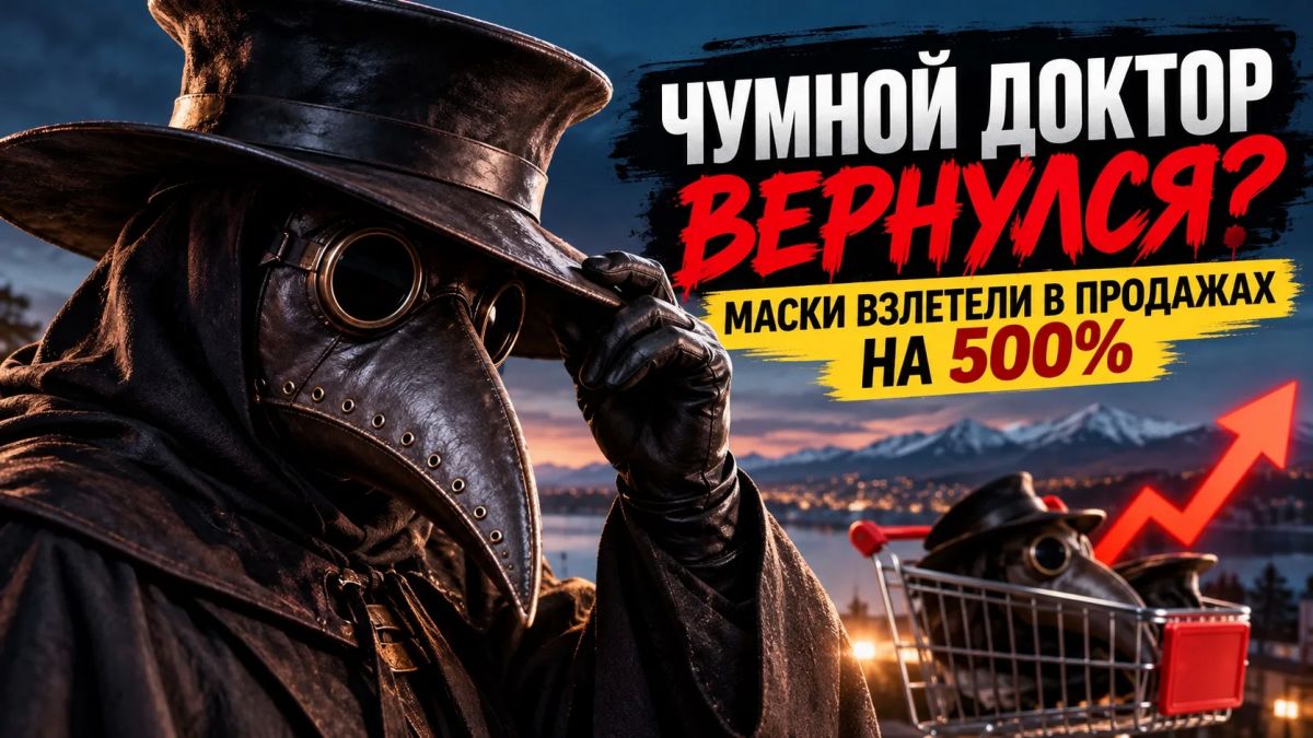 ЧУМНОЙ ДОКТОР ВЕРНУЛСЯ? МАСКИ С ДЛИННЫМ КЛЮВОМ ВЗЛЕТЕЛИ В ПРОДАЖАХ