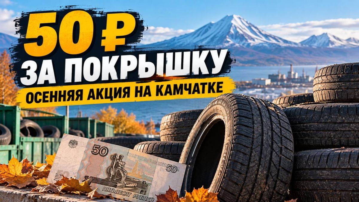 50 рублей за покрышку: на Камчатке стартует осенняя акция