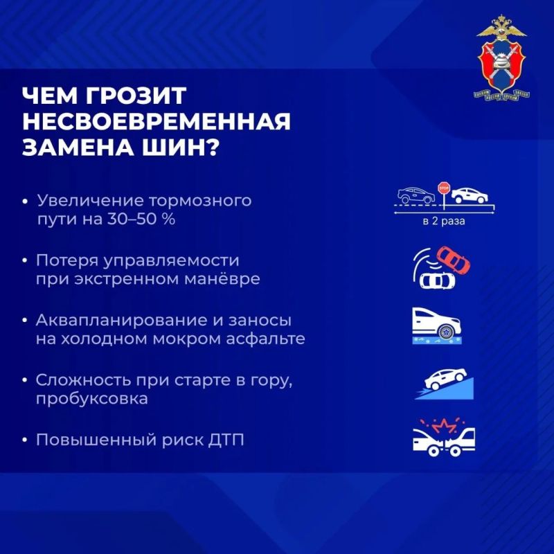 Своевременная замена автомобильной «резины» - это элемент личной ответственности Своевременная замена автомобильной «резины» - это элемент личной ответственности