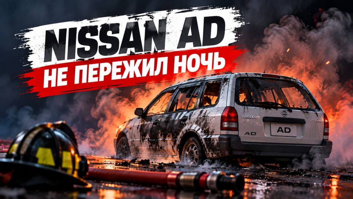 Nissan AD не пережил ночь: на Камчатке за сутки произошло три пожара