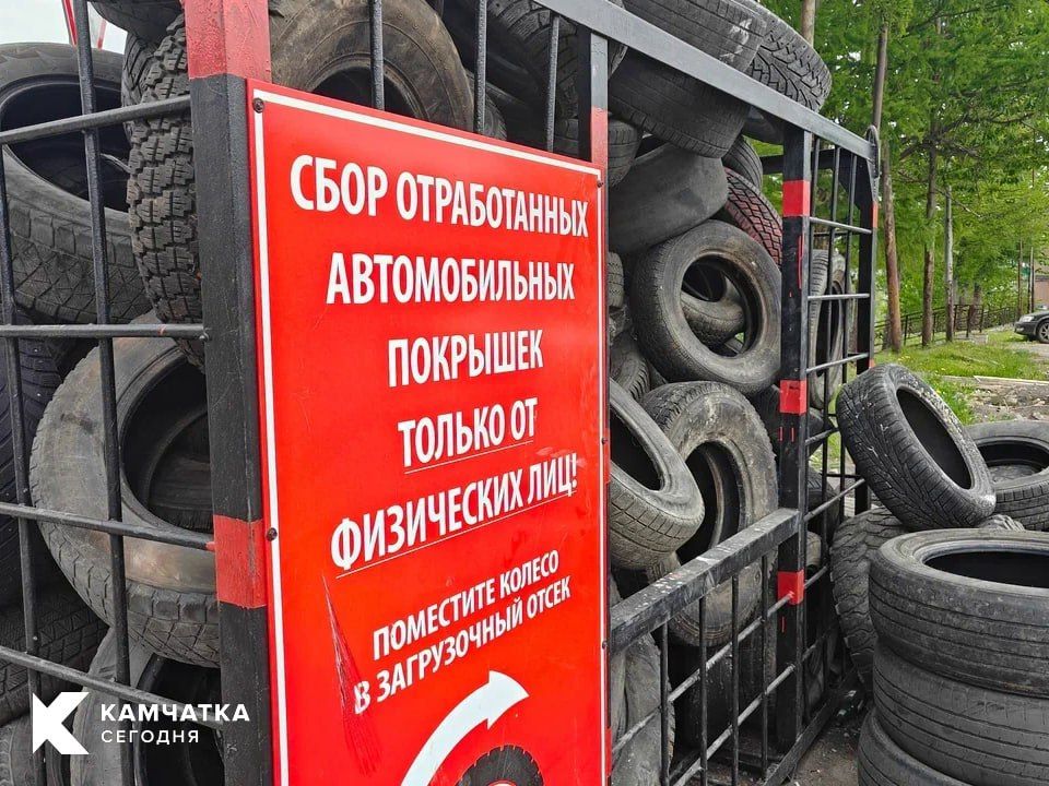 Камчатцы сдали 3,6 тысячи покрышек за первый день акции