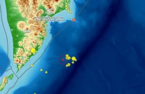 Землетрясение магнитудой 3,5 произошло у берегов Камчатки