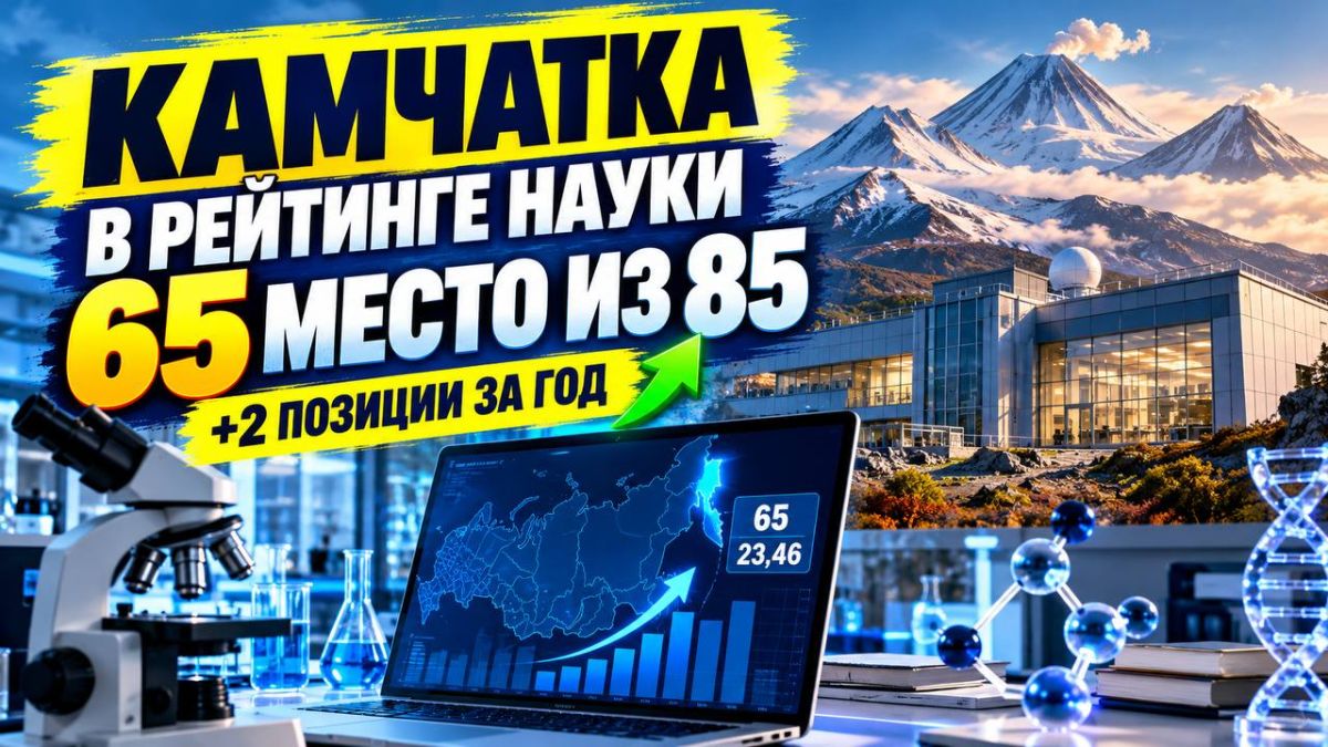 КАМЧАТКА — НА 65-М МЕСТЕ В РОССИИ ПО НАУЧНО-ТЕХНОЛОГИЧЕСКОМУ РАЗВИТИЮ