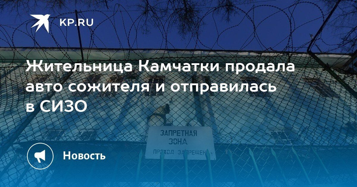 На Камчатке женщина продала машину сожителя и оказалась в СИЗО