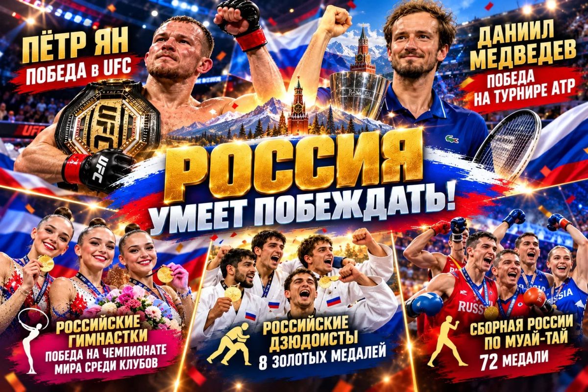 РОССИЙСКИЕ СПОРТСМЕНЫ СОБРАЛИ ЦЕЛУЮ КОЛЛЕКЦИЮ ПОБЕД ЗА ВЫХОДНЫЕ