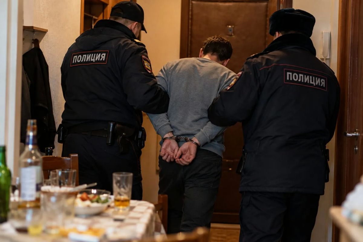 Засиделся в гостях: на Камчатке мужчину увели в наручниках